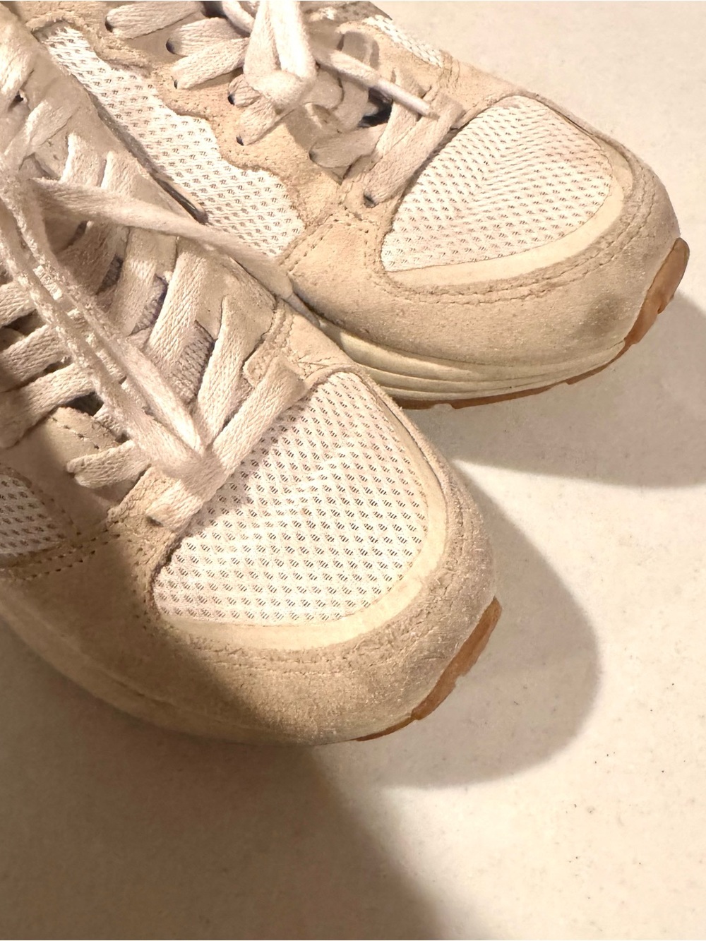Veja Venturi II Alveomesh Lace Up Sneakers White Beige Size 8 - Picture 4 of 8